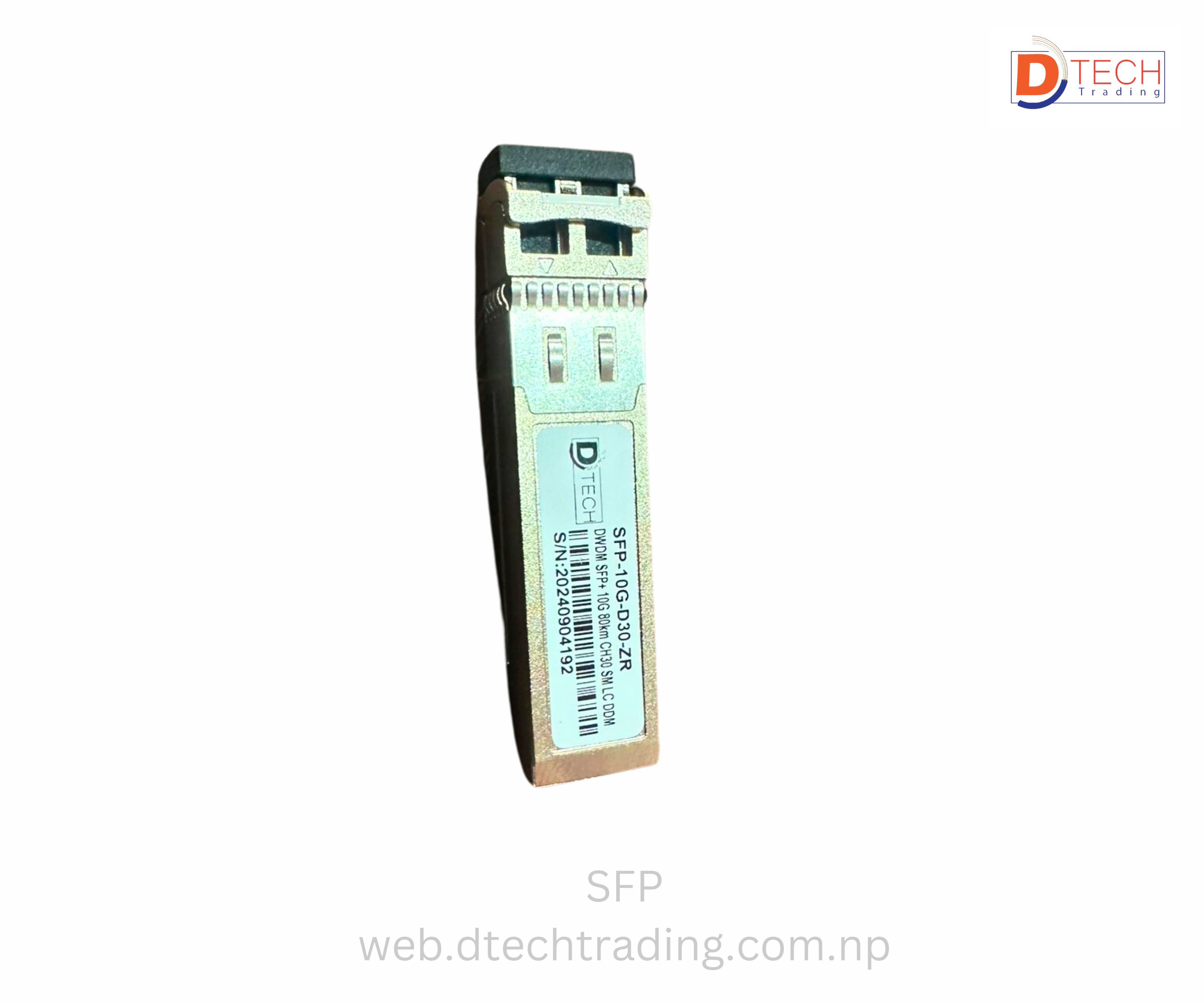 DWDM SFP 10G 80KM SM LC, DDM